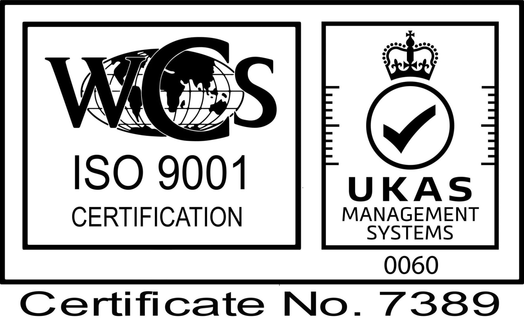 Wcs iso 9001 management systems certification.